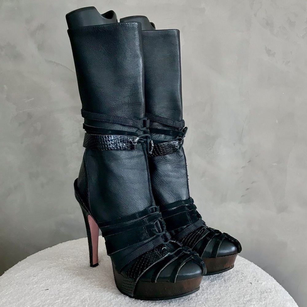 HERVÉ LEGER Daria Boots